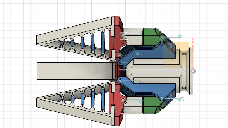 Diseño mecánico 3D desarrollado en CAD